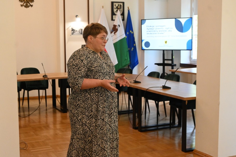Szkolenie dla nauczycieli o przeciwdziałaniu przemocy w Nowym Dworze Gdańskim.