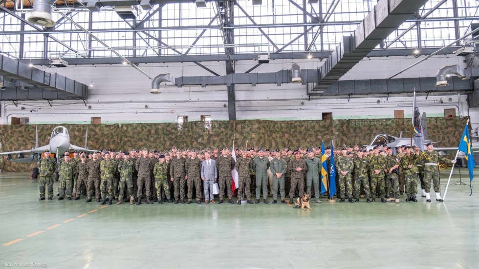 Szwedzkie Gripeny zakończyły misję w Malborku - historyczny debiut Szwecji w misji NATO.