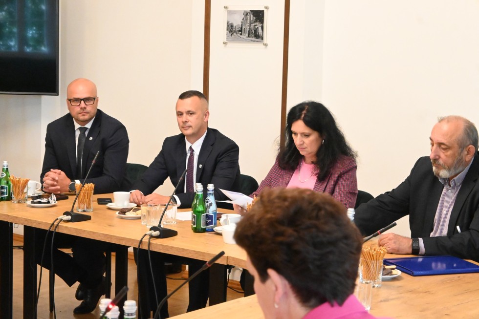 Posiedzenie Komisji Bezpieczeństwa i Porządku w Nowym Dworze Gdańskim.