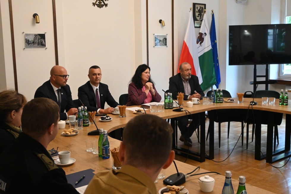 Posiedzenie Komisji Bezpieczeństwa i Porządku w Nowym Dworze Gdańskim.
