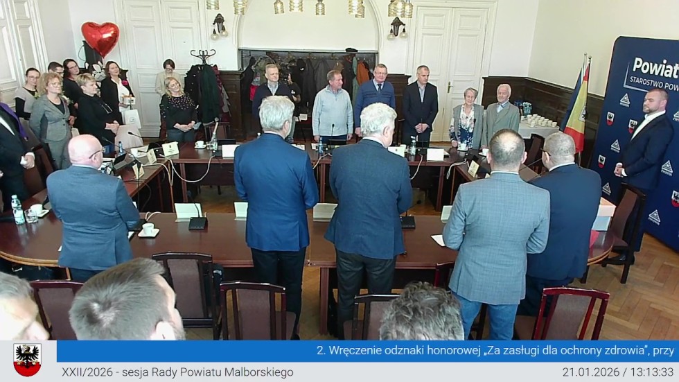 XXII sesja Rady Powiatu Malborskiego Zobacz wideo