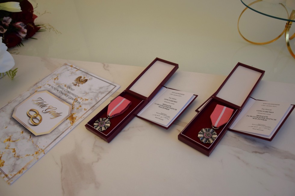 Powiat nowodworski. Złote Gody państwa Gonczarenko.
