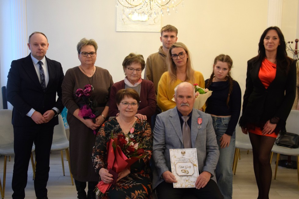 Powiat nowodworski. Złote Gody państwa Gonczarenko.