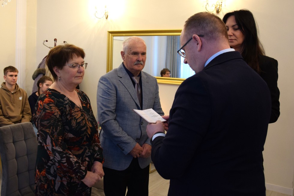 Powiat nowodworski. Złote Gody państwa Gonczarenko.