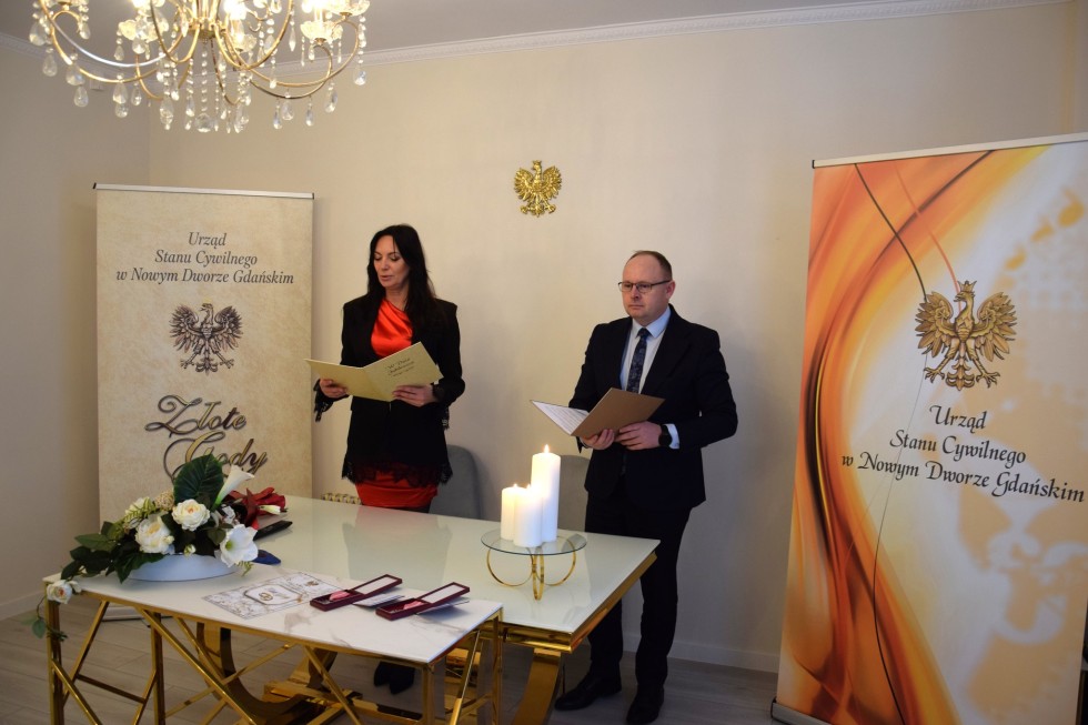 Powiat nowodworski. Złote Gody państwa Gonczarenko.