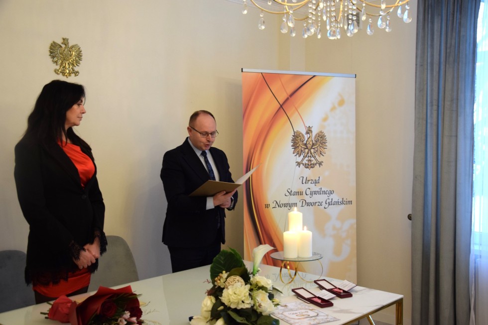 Powiat nowodworski. Złote Gody państwa Gonczarenko.