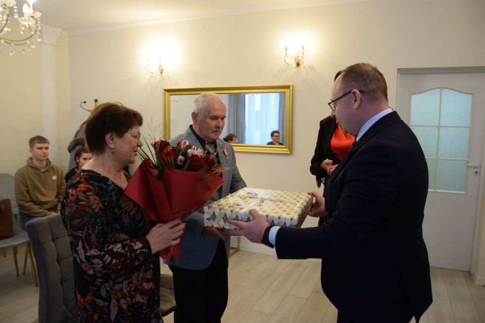 Powiat nowodworski. Złote Gody państwa Gonczarenko.