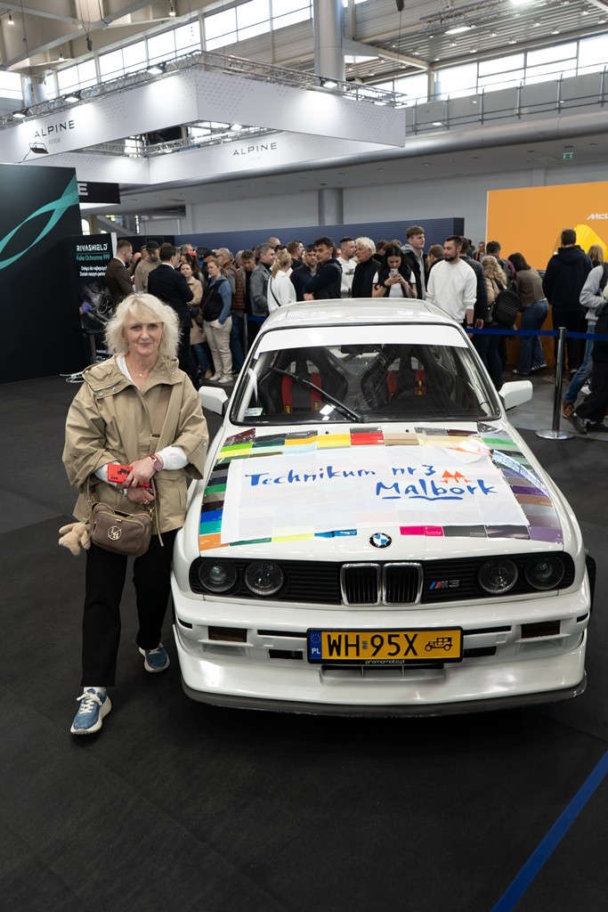 Uczniowie z Malborka na Motor Show w Poznaniu.
