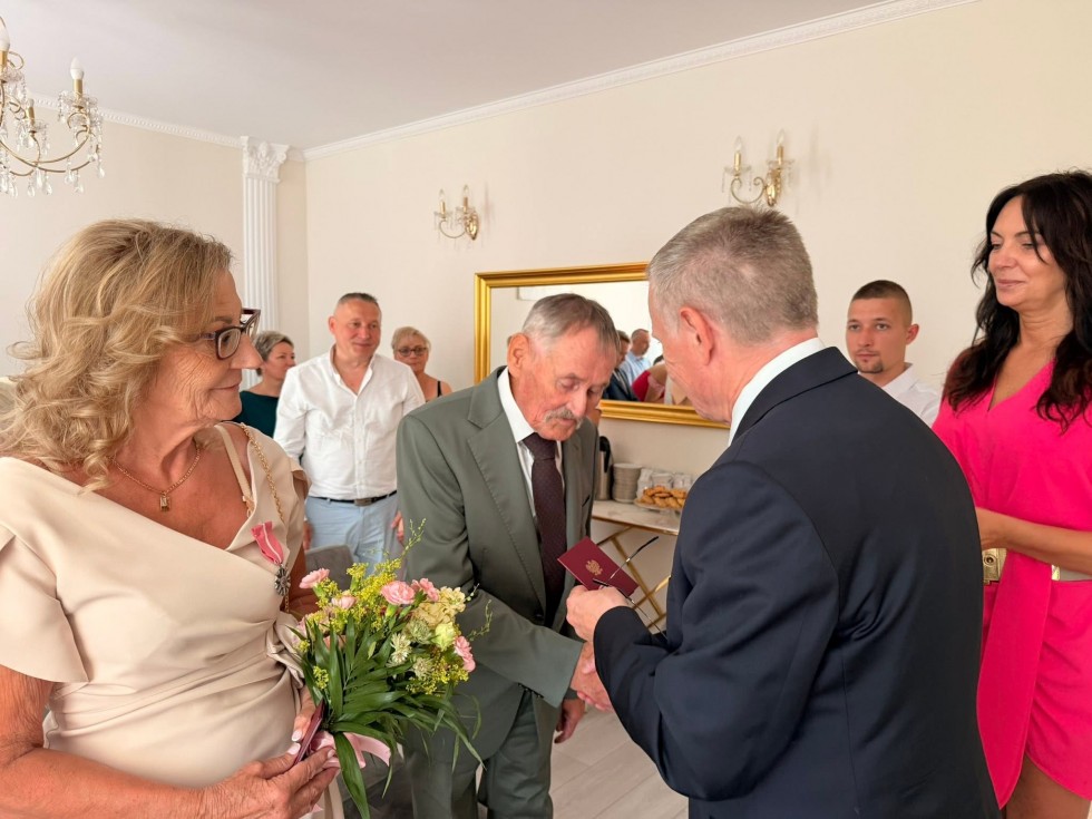 Gmina Nowy Dwór Gdański. Złote Gody Państwa Tłuczek