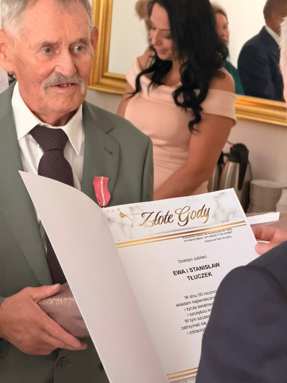 Gmina Nowy Dwór Gdański. Złote Gody Państwa Tłuczek