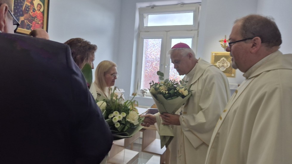 Relikwie Błogosławionej Rodziny Ulmów w malborskim hospicjum. Za nami pierwsza msza w nowej kaplicy