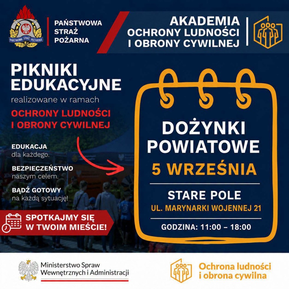 Akademia OLiOC w Starym Polu. Strażacy pokażą, jak zachować się w sytuacji kryzysowej