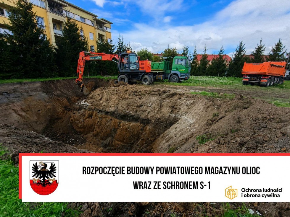 Powiat Malborski buduje schron i magazyn ochrony ludności. Przy komendzie PSP powstaje pierwszy taki obiekt w Polsce