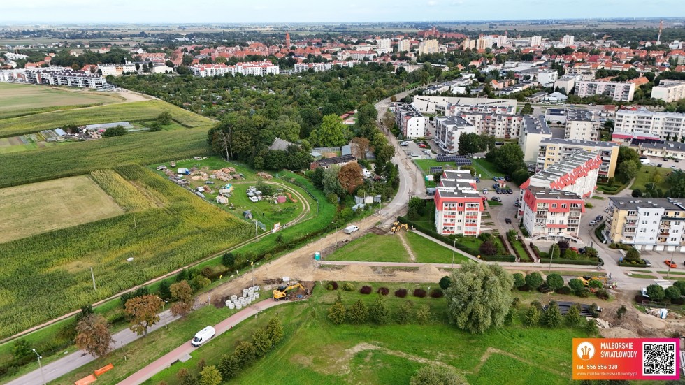 Rozpoczęła się budowa ronda na Osiedlu Południe w Malborku. Zobacz…