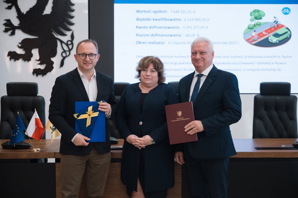 Powstanie nowa droga rowerowa z Nowego Stawu do Brzózek. Gmina otrzyma ponad 5,2 mln zł dofinansowania