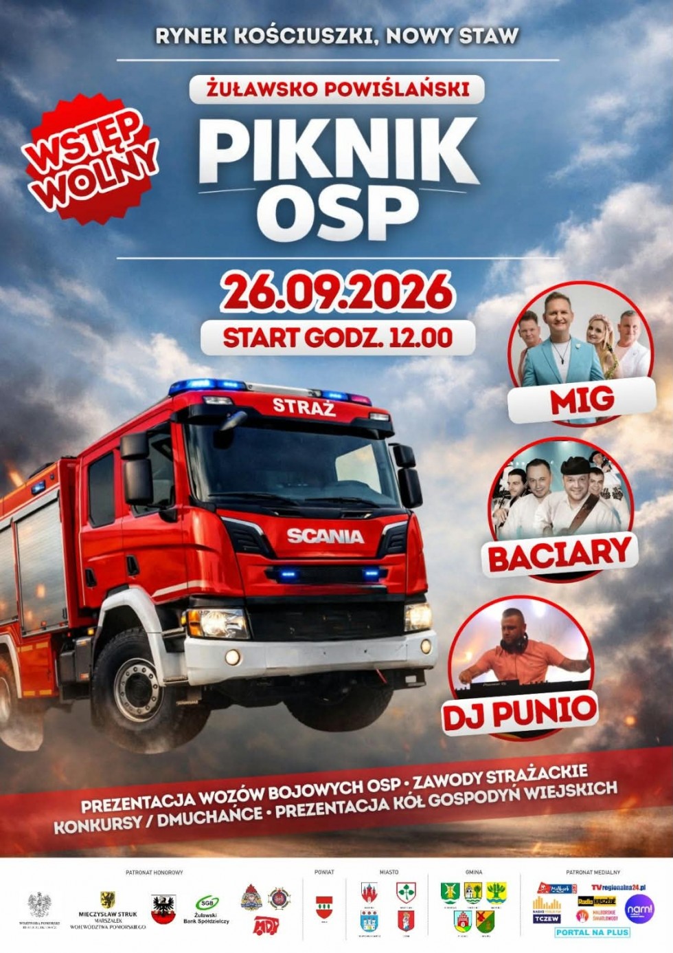 Strażackie święto w Nowym Stawie. We wrześniu Żuławsko-Powiślański Piknik OSP