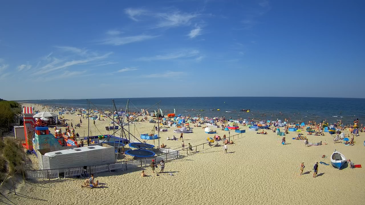 Jantar plaża live. Pogoda w Jantarze. Kamery nad Morzem Bałtyckim 