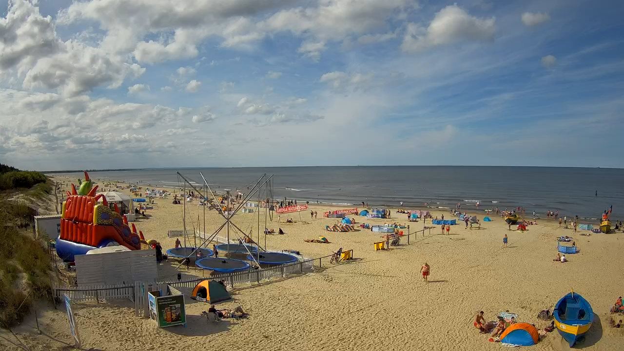 Jantar plaża live. Pogoda w Jantarze. Kamery nad Morzem Bałtyckim 