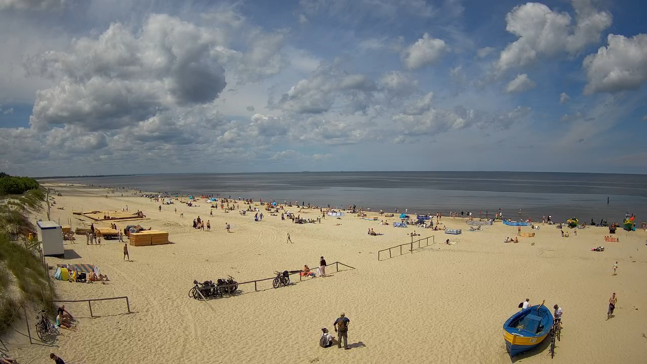 Jantar Plaża, pogoda i morze na żywo! Sprawdź warunki zanim przyjedziesz…