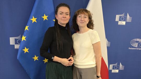 Technikum nr 3 w Malborku ponownie w Biurze Parlamentu Europejskiego. Ambasadorki rozpoczynają kolejny rok działalności