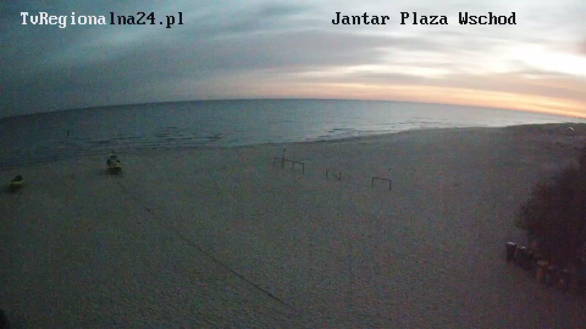 Podgląd: Jantar plaża wschód. Kamera na żywo. 
