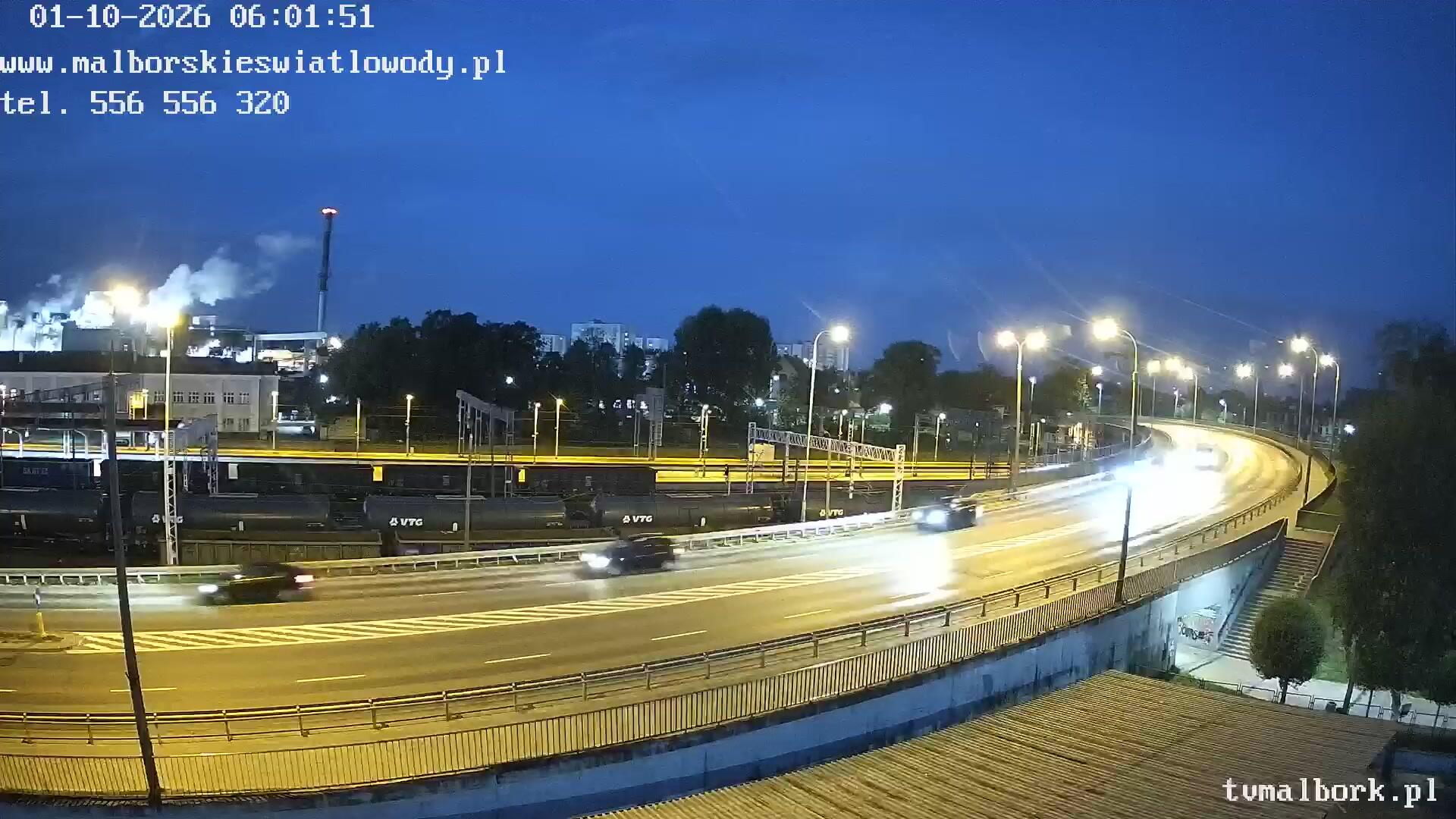Podgląd: Wiadukt Malbork, Aleja Wojska Polskiego -  droga krajowa 22