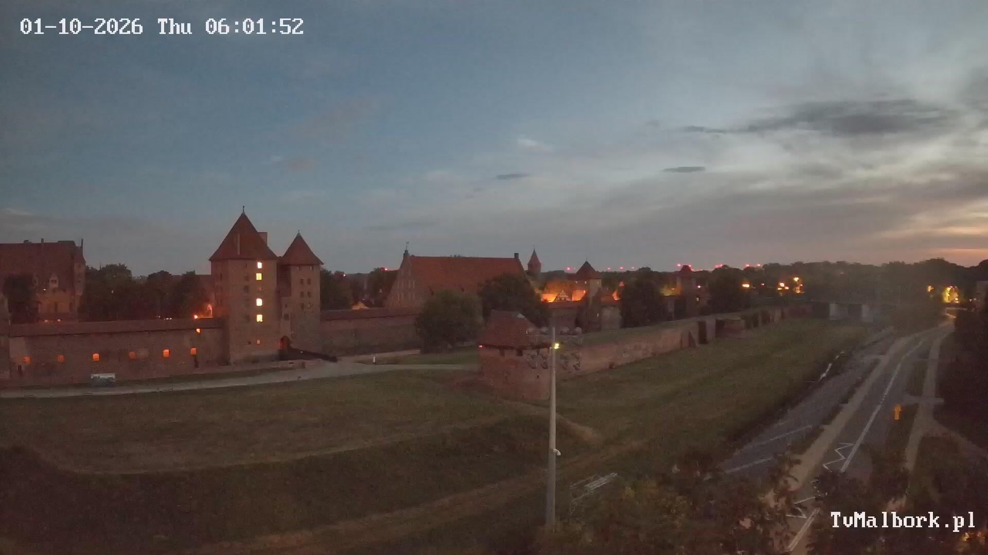 Podgląd: Oblężenie Malborka - Wały Von Plauena. Kamery na żywo w Malborku #zamek #malbork #OblężenieMalborka
